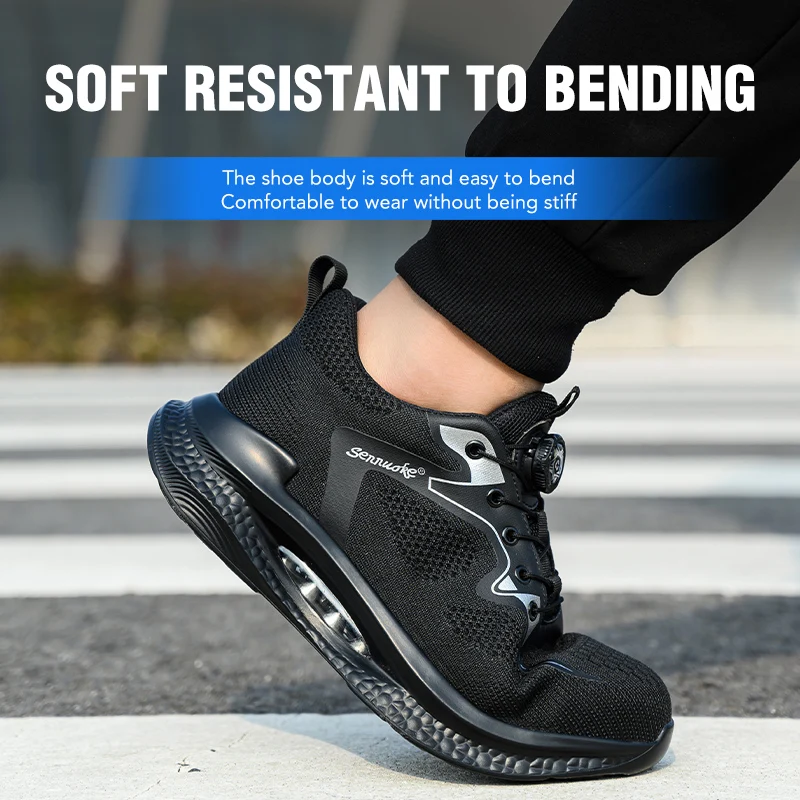 Scarpe Antinfortunistiche S1 - Punta In Acciaio, Antiscivolo E Traspiranti Per Lavoro - Foto 4