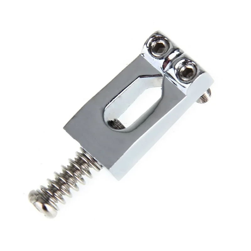 Description Picture 6 of item6PCS Flat Strings Bridge Saddle Tremolo Trem Bridge for Stringed Instruments Electric Guitar Accessories