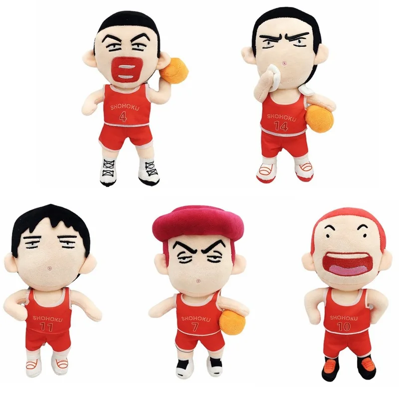 5 Style Slam Dunk Toy Large Kawaii Sakuragi Doll Rukawa Maple Living Room Decoration Friend Gift Bithday