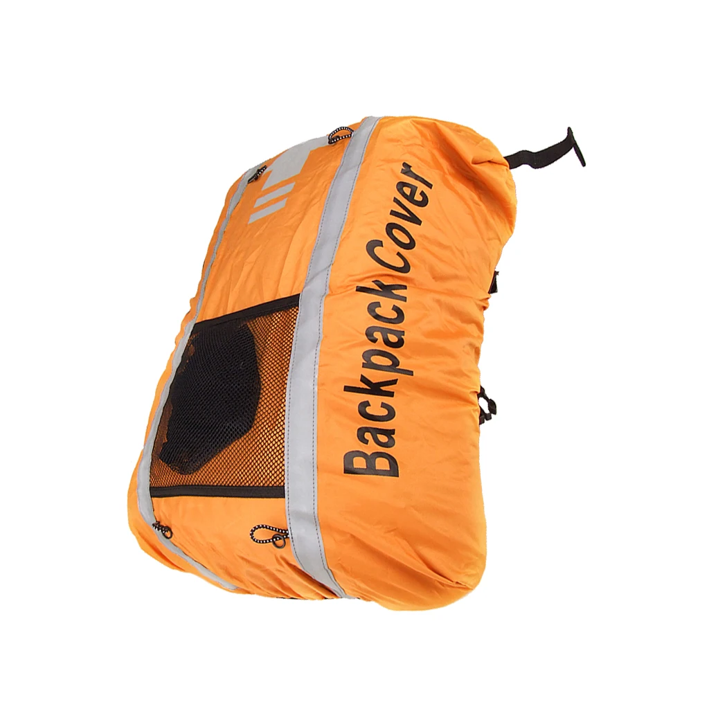 25-40L Backpack Rucksack Bag Dust Rain Cover w/ Helmet Mesh Climbing Accessories