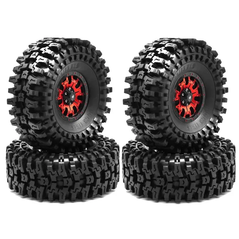 Saldi 4Pcs Pneumatici In Plastica Austar Con Cerchi Per 1/10 RC Crawler Hsp Hpi Car Parts P 1984683