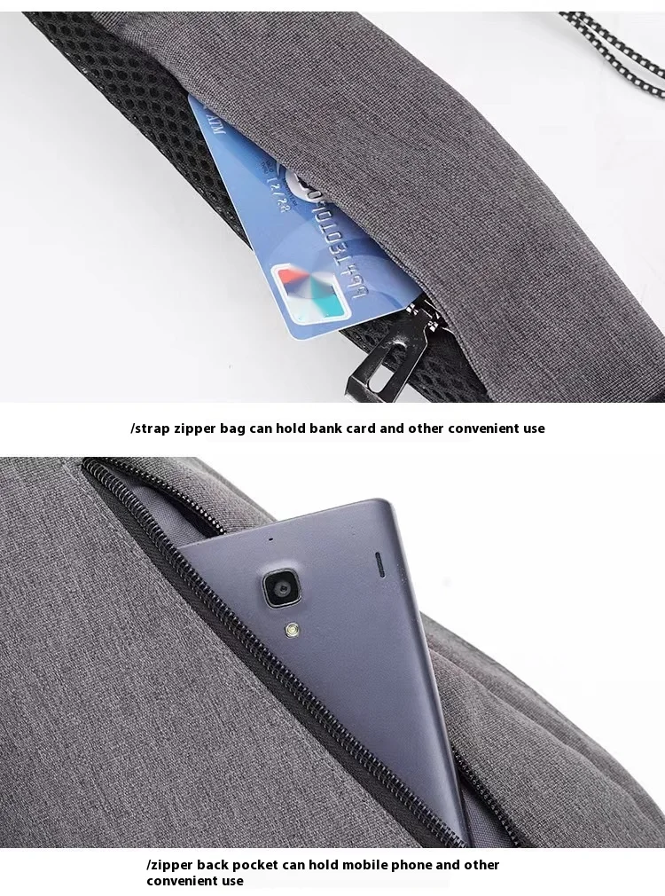 Men's Chest Bag New Casual Sports Storage Bag Large Capacity Multifunctional Crossbody Bag Travel Outdoor Backpack_voghion.com