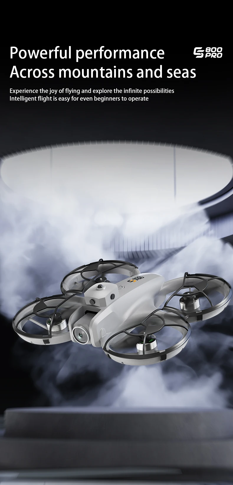 Nuevo Dron ES800 8K, cámaras HD profesionales, obstáculo de flujo óptico, protector de hélice incorporado, GPS, Motor sin escobillas, cuadricópteros aéreos