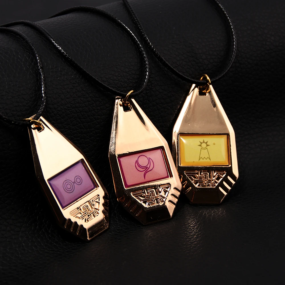 Anime Digimon Abenteuer Halskette Tag & Wappen digitale Monster Evolution Anhänger Halskette Seil Kette für Frauen Männer Cosplay Schmuck – Detail 6