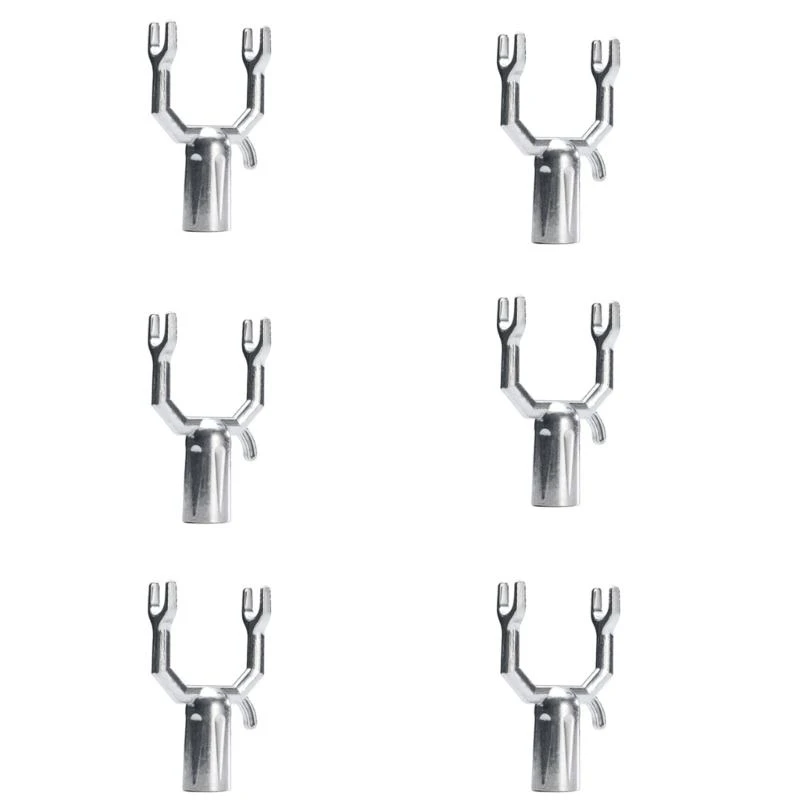 6Pieces Aluminium Tree Stakes for Supporting Youthful Fruit Trees in Gardens