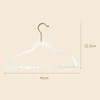 10/20pcs Clear Acrylic Hangers Non-Slip Plastic Transparent Flash Closet Organizer Save Space Camisole Skirts Dressing Storage 6