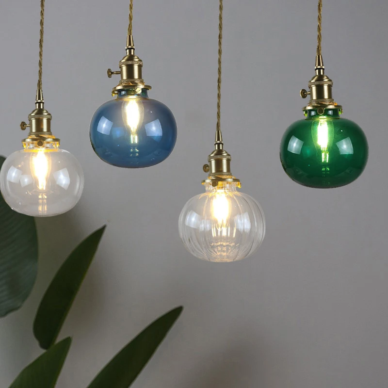 

Modern Glass Pendant Lights for Living Room Nordic Led Hanging Lamp Kitchen Restaurant Light Fixtures Loft Decor Industrial Lamp