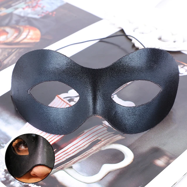 Silver Simple & Elegant Masquerade For Men Mask Costume Prom Party