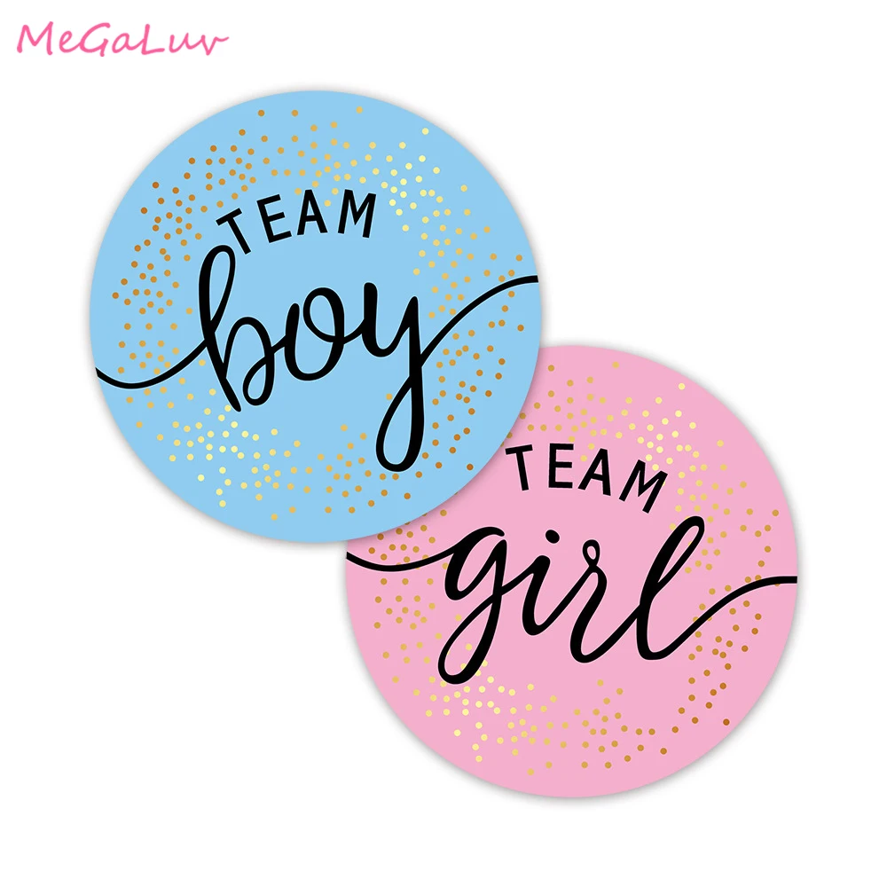 60/120pcs Team Boy Team Girl Game Stickers Boy Or Girl Sticker For