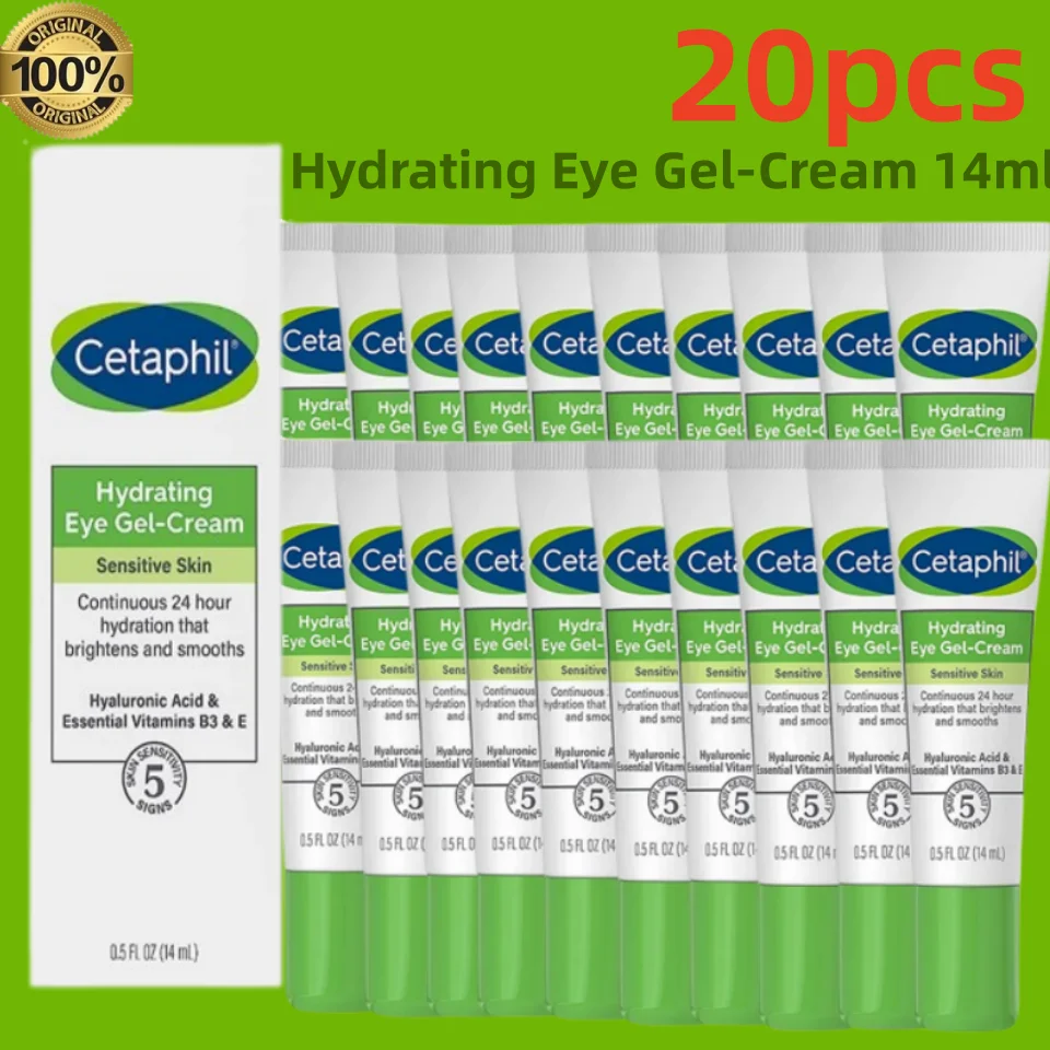 

20pcs Cetaphil Hydrating Eye Gel-Cream Anti-Wrinkle Eye Cream Fade Fine Lines Anti Dark Circles Serum Remove Eye Bags Puffiness