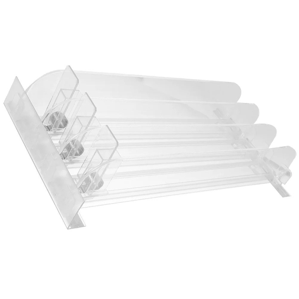 

of Auto-push Drinking Showcase Pushers Clear Cosmetics Pusher Tray Rack for Supermarket Drinking Pusher Slide Out
