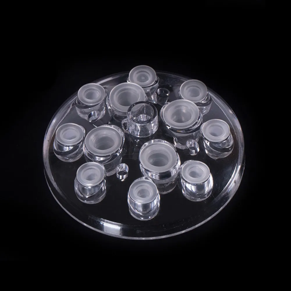100Pcs Einweg Tattoo Ink Cup Kleine & Große Größe Silikon Permanent Tattoo Make-Up Augenbrauen Make-Up Pigment Container Kappen – Detail 4