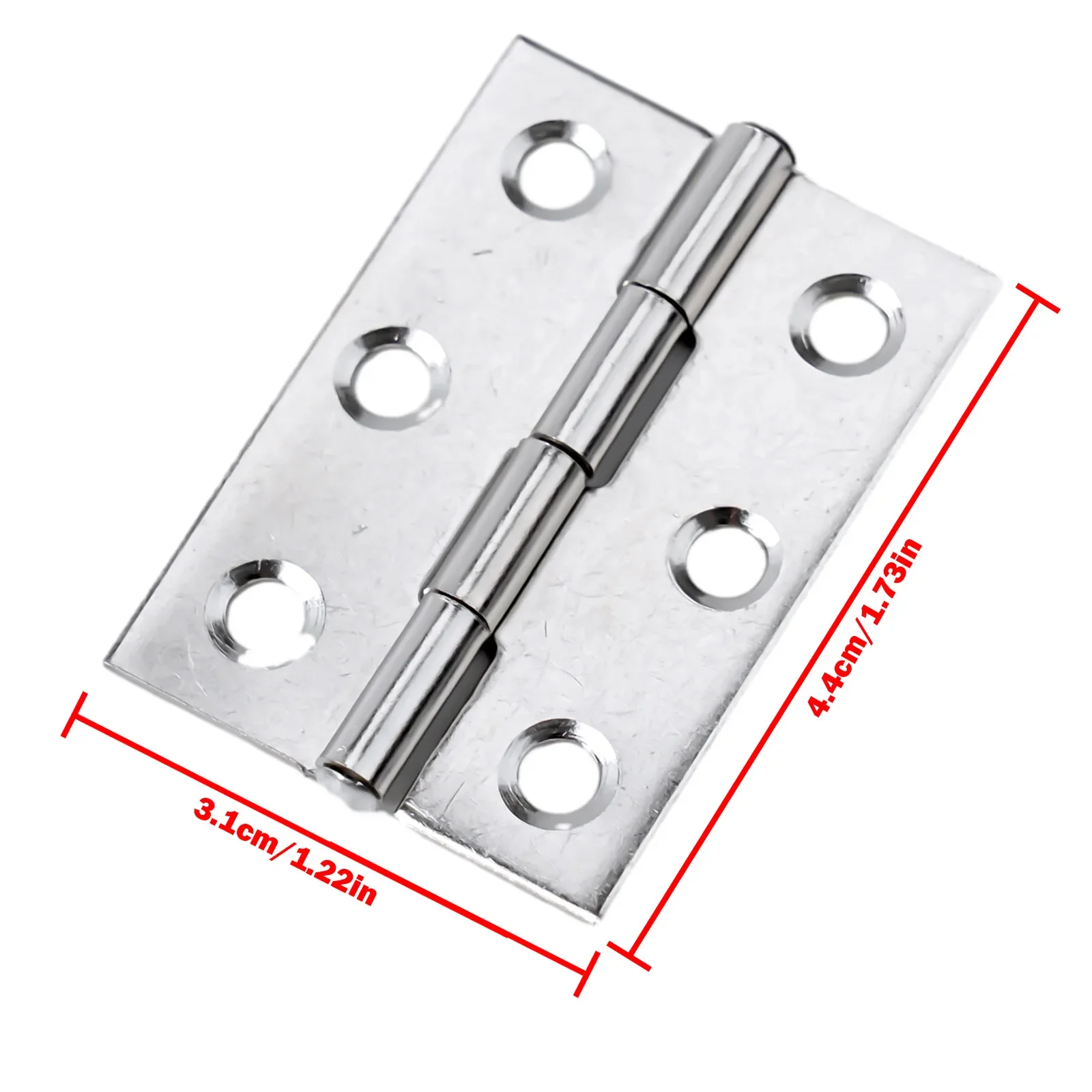 Stainless Steel Door Hinges 10pcs Cabinet Doors Window Wooden Boxes Flat Hinge Home Furniture Hardware Door Hardware stainless steel hinges door hinges