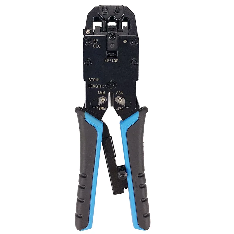 ZoeRax RJ11 / RJ12 / RJ45 / RJ50 8P 10P 6P 4C 네트워크 LAN 와이어 압착 도구 커넥터 Net Crimper Pliers