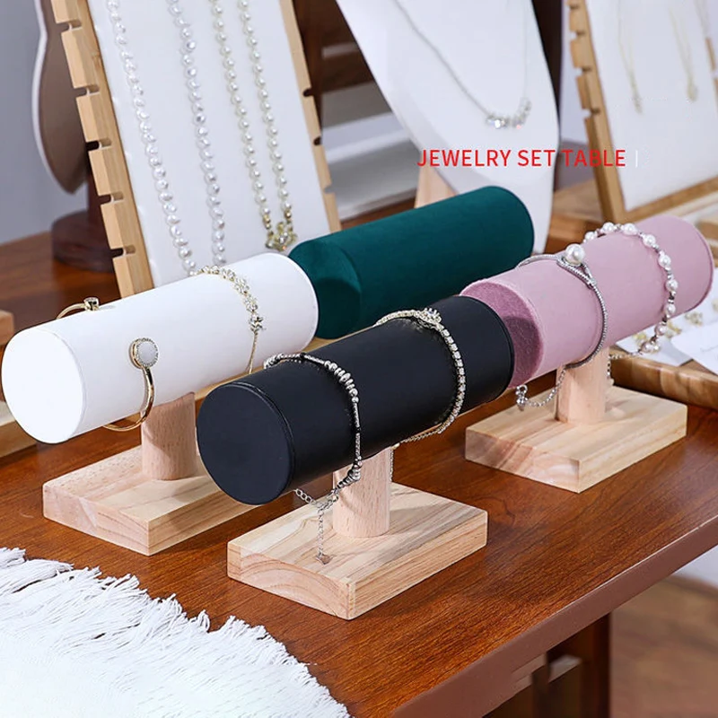 Wooden Bracelet Display Rack Watch Bracelet Storage Rack Single Layer ...
