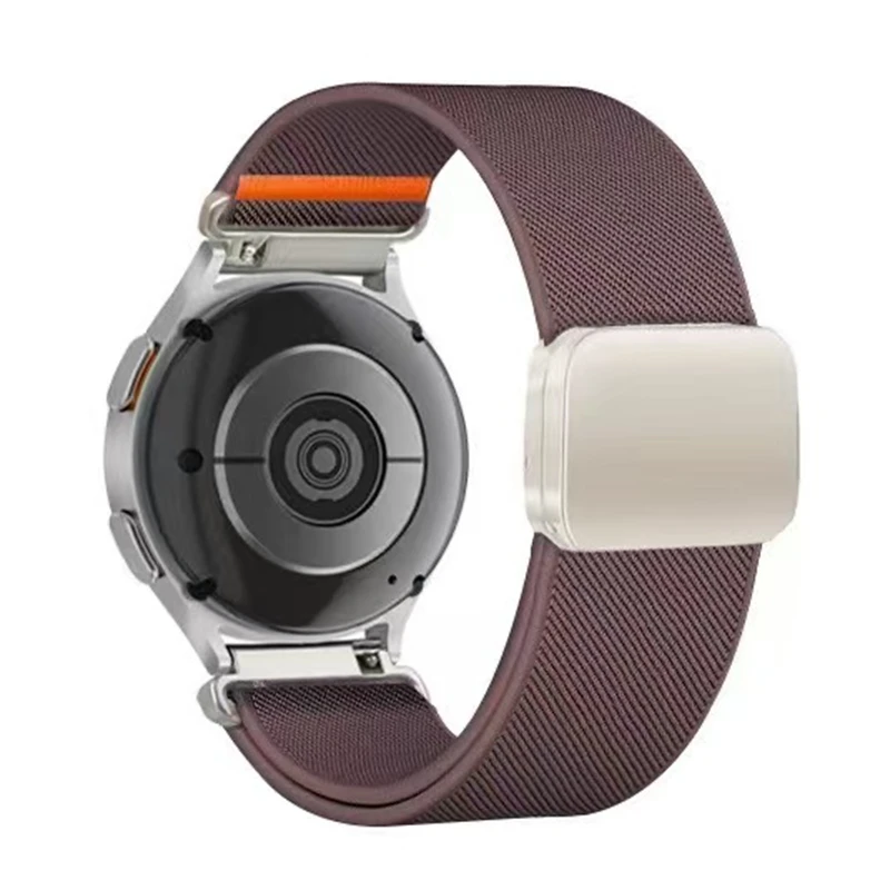 Universal 20/22mm Magnetic Nylon Watch Strap - Premium Adjustable Bracelet