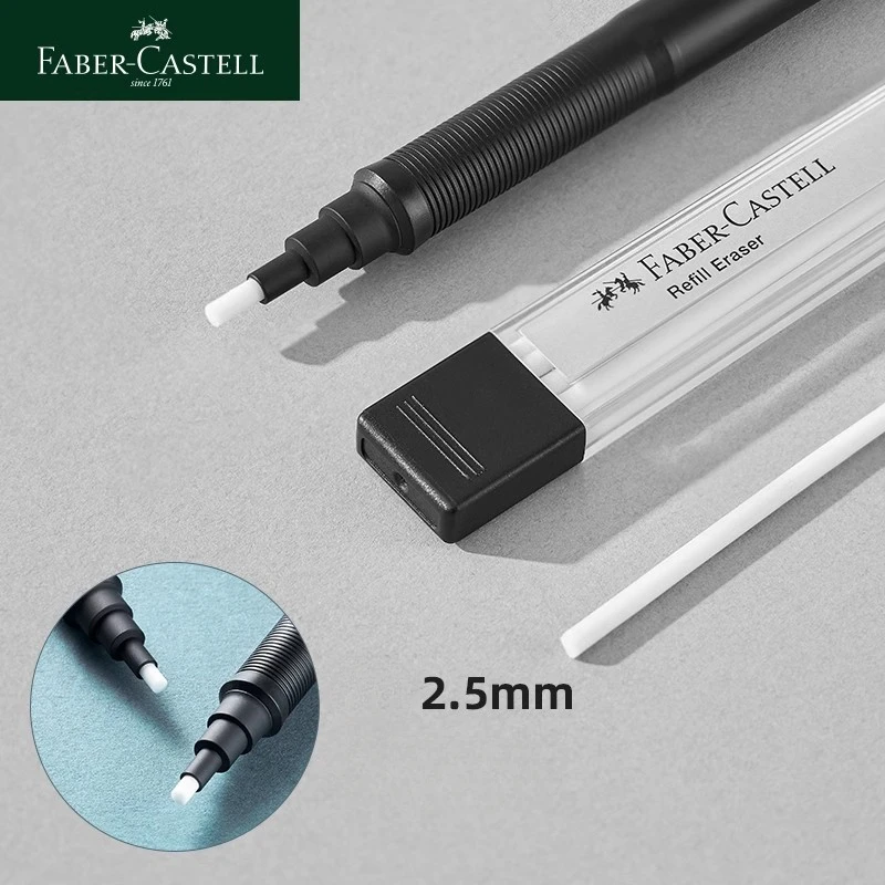 Faber-Castell 지우개 개폐식 자동 연필 고무 고정밀 연필 지우개 수정 도구 학교 사무용품