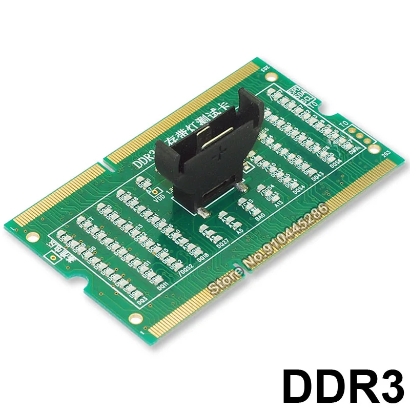 DDR2 DDR3 Motherboard Memory Slot Diagnostic Analyzer DDR4 LED Test Card CPU Light Tester False Load 1150 1151 1155 1156 Socket
