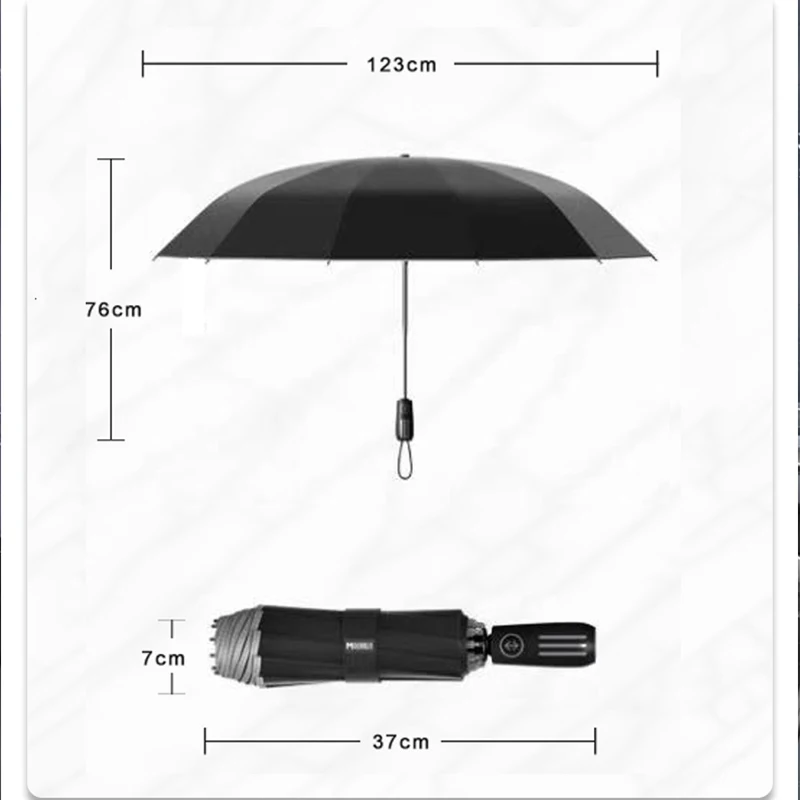 Automatic Folding Umbrella Reinforced Luxury Inverted Parasol Strong Umbrellas Lightweight Parapluie Rain Gear for Xiaomi