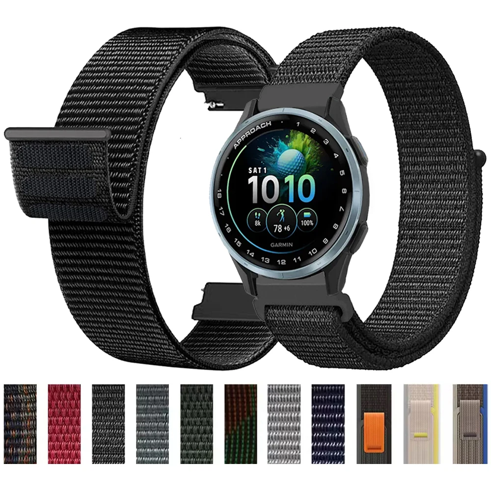 Braided Nylon Watch Strap - 20/22mm Adjustable Band