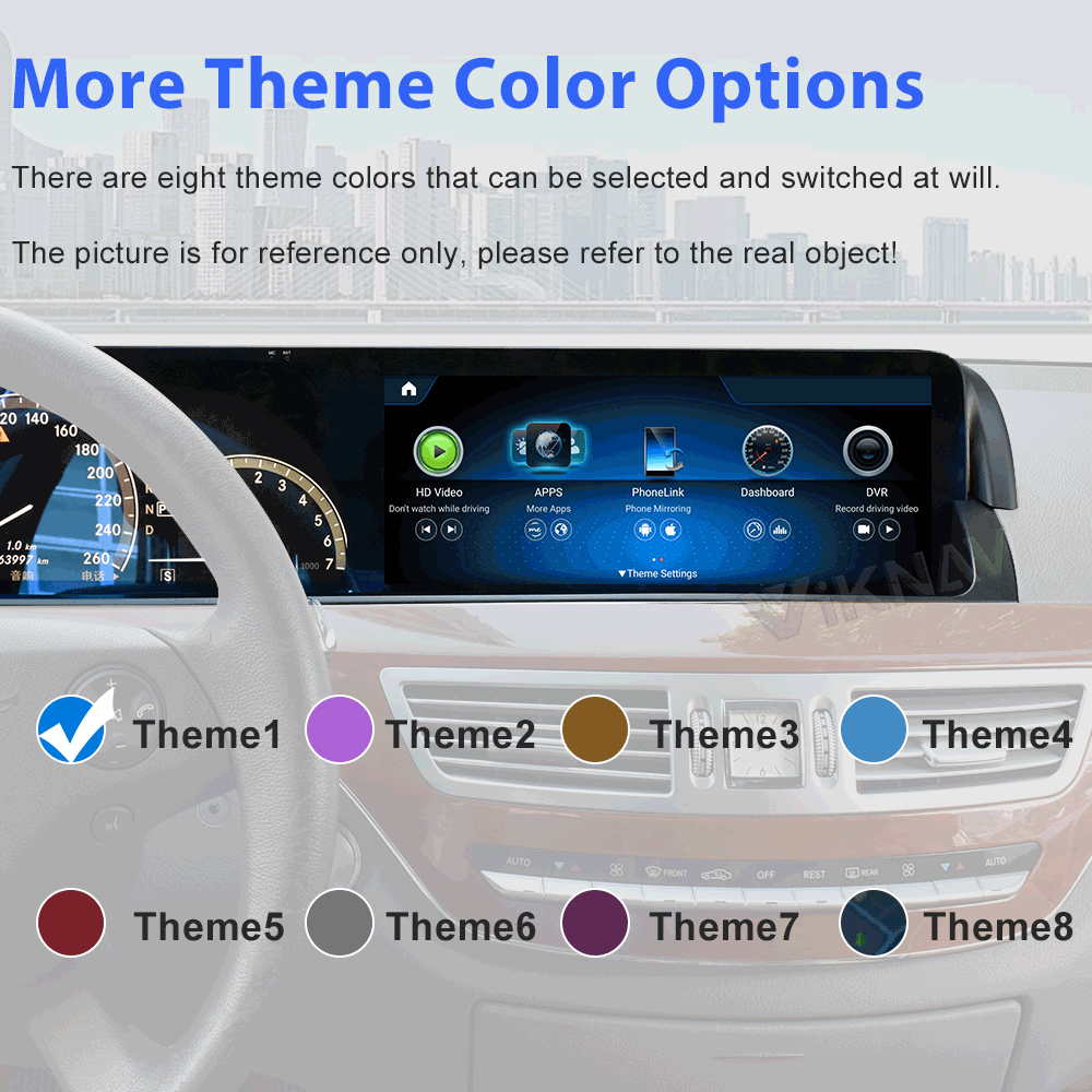 Android Hear Unit For Mercedes Benz S Class 20052013 12.3inch touch