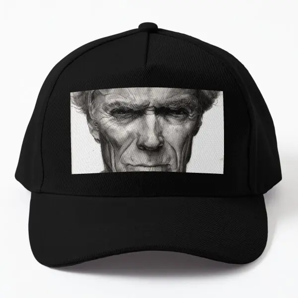 

Бейсбольная кепка Clint Eastwood с рисунком карандаша, женская черная Весенняя Кепка с принтом в стиле хип-хоп Однотонная спортивная мужская Czapka Sun Fish Boys