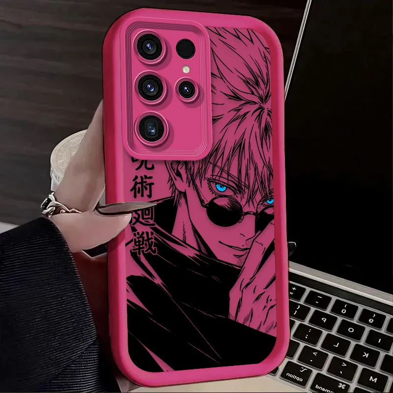Gojo Satoru Jujutsu Kaisen Hot Line Art Phone Case