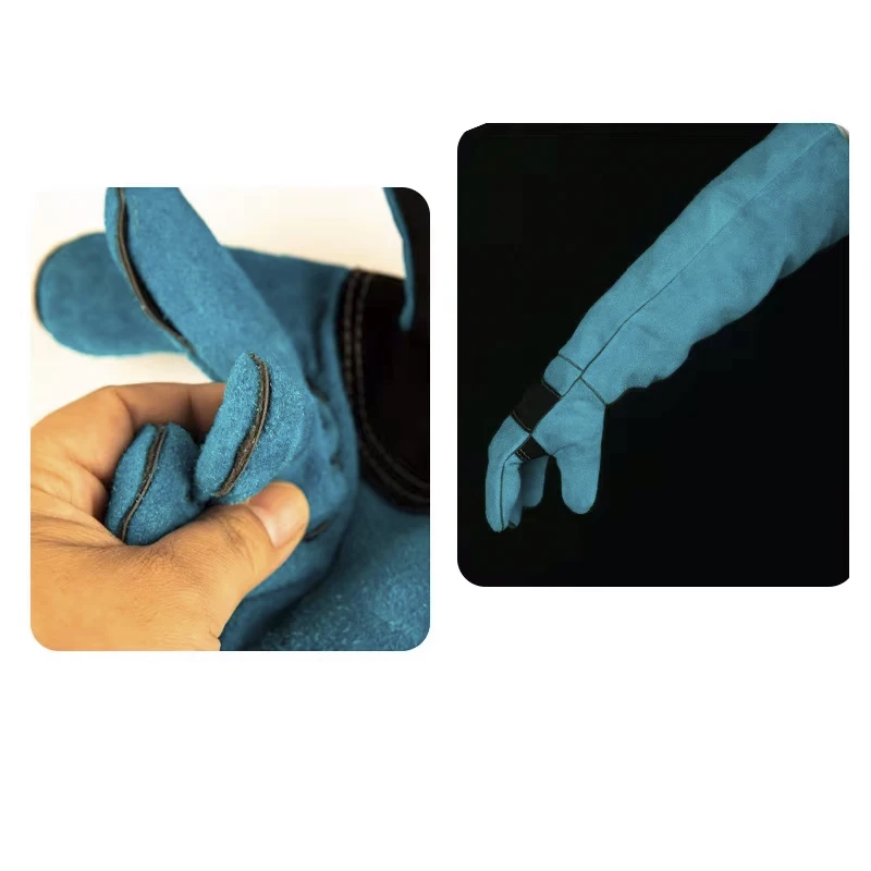 Pet Grooming Gloves Pet Protective Gloves Animal Bite Resistant Protection Gloves Bite Proof for Bathing Grooming Welding Dog/Cat/Bird/Snake/Lizard/Reptile Scratch/Bite