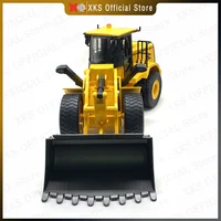 HuiNa 1/16 RC Truck 11 Channel 2.4G Remote Control Loader Truck Alloy Shovel Light Engineering Vehicle RC Car Toy Gift for Boy 2