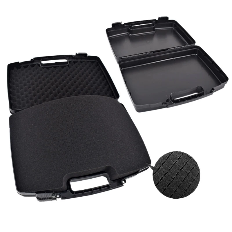 Plastic Portable Tool box Hard Carry Tool Case Safety Protection Equipment Instrument Case Hardware Storage Box With Foam 2