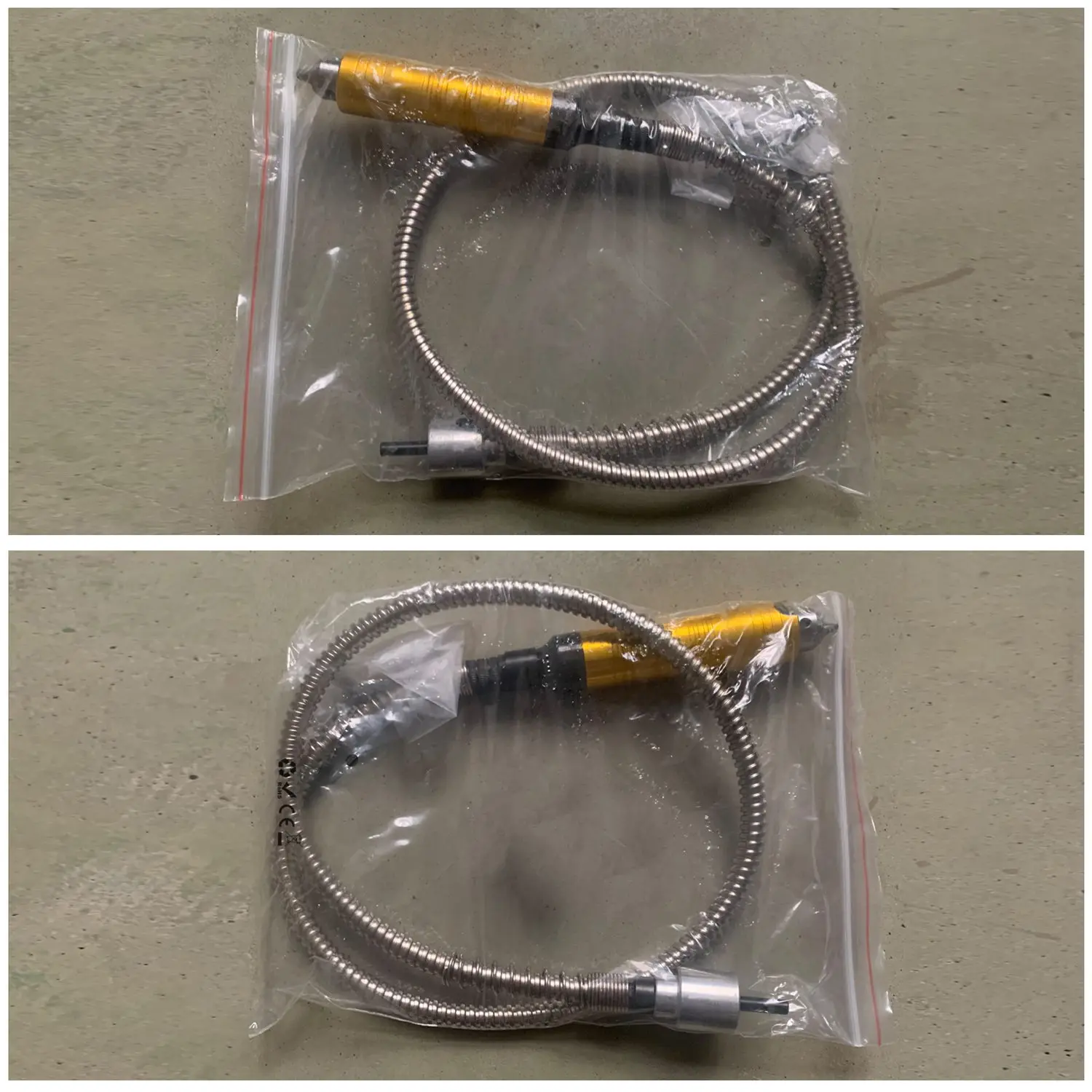

Rotary Grinder Tool Flexible Flex Shaft Fits + 0.3-6.5mm Handpiece For Dremel Style Electric Drill Rotary Tool Accessories