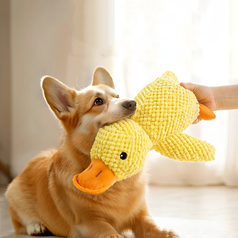 Duck Plush Dog Toy 3