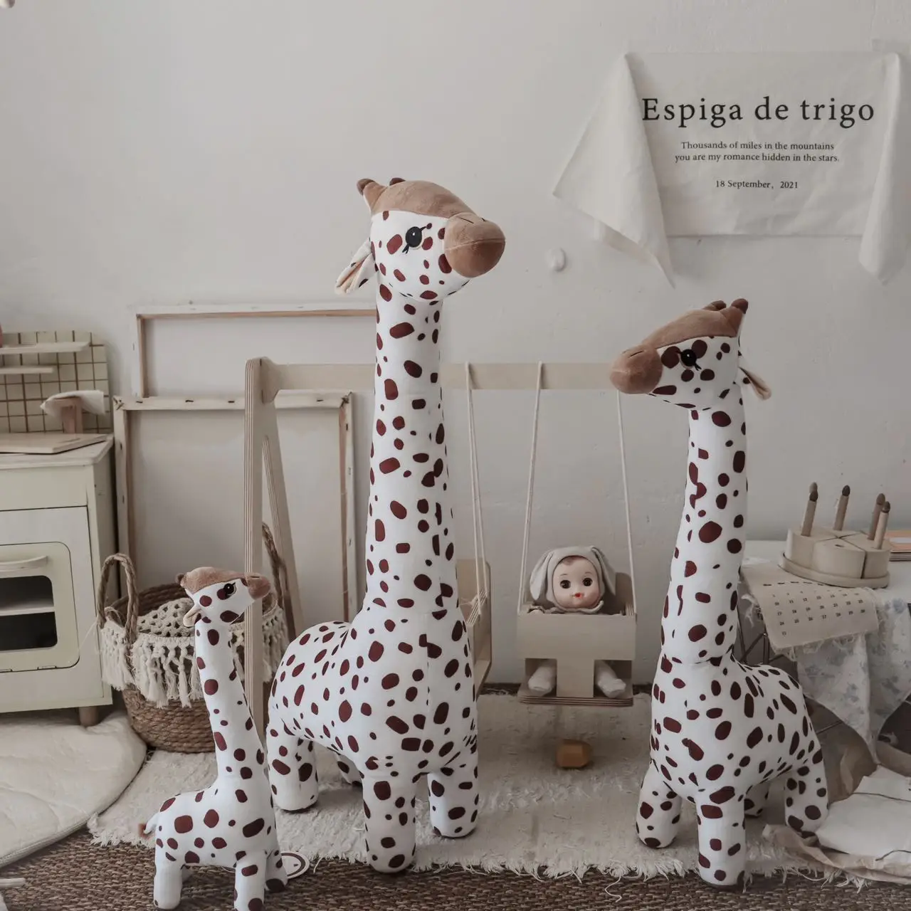 Soft Giraffe Baby Comfort Doll 1