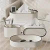 Simple PU Leather Tissue Box Big Thickened Desktop Storage Rack Home Decor Paper Napkin Holder For Office Table Countertop 1