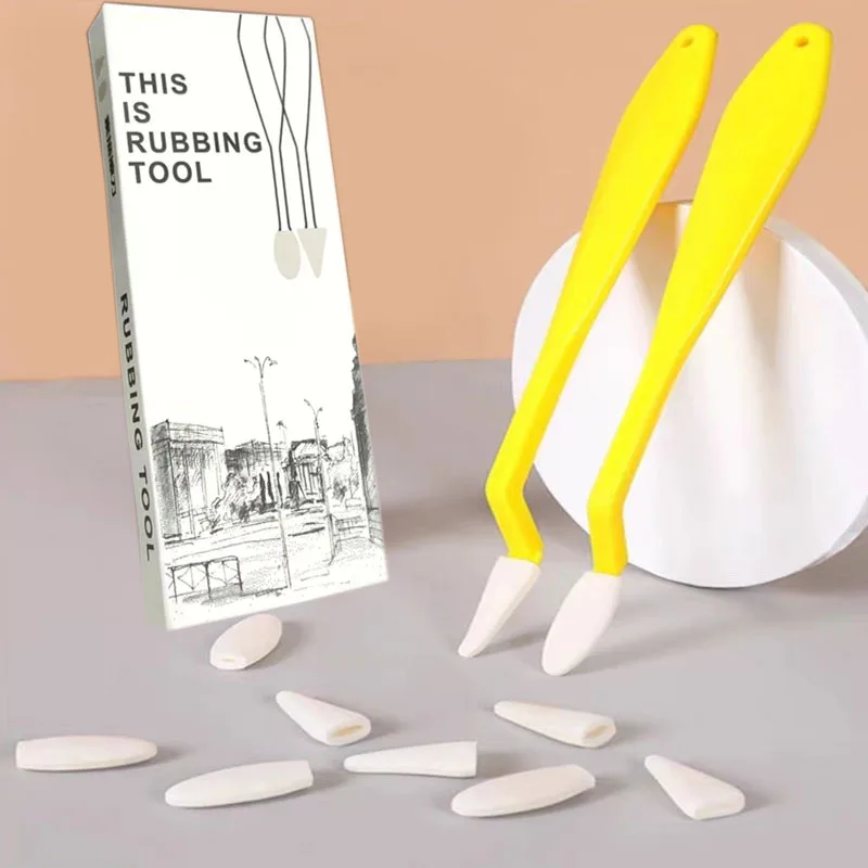 Sketch Eraser Pen Simple Art Sketch Wipe Knife Washable Sponge Highlight Brush Artist Drawing Correction Detail Tools