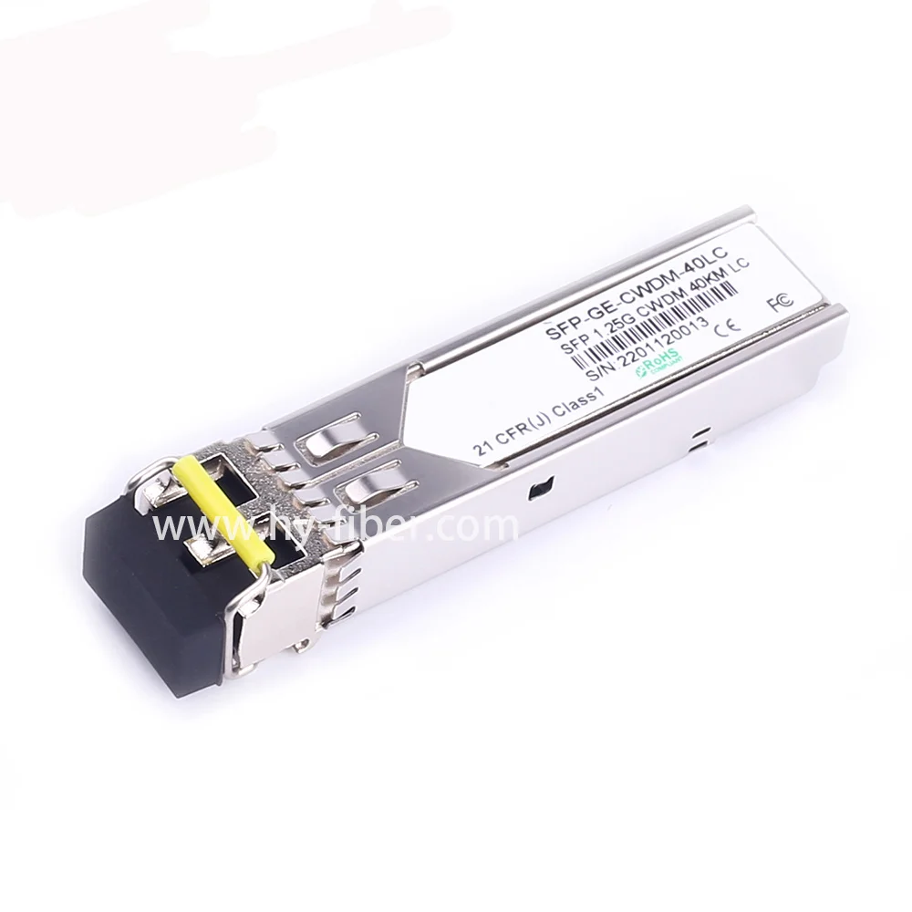 

1,25 Гбит/с CWDM SFP трансивер Дуплексный LC порт 40 км один режим 1 пара