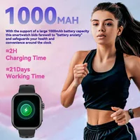 Montre connectée Ultra2 SE pour femme 2026, écran tactile AMOLED 1,85 pouces, 1000 mAh, appels Bluetooth, compatible Android et iOS 3