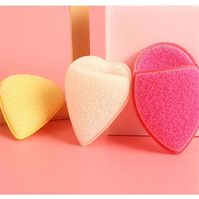 Water Drop Shaped Sponge Cleansing Sponge Heart Facial Cleaner Scrub Puff  Exfoliator Skin Care Beauty Tool Cosmetic Sponges - AliExpress