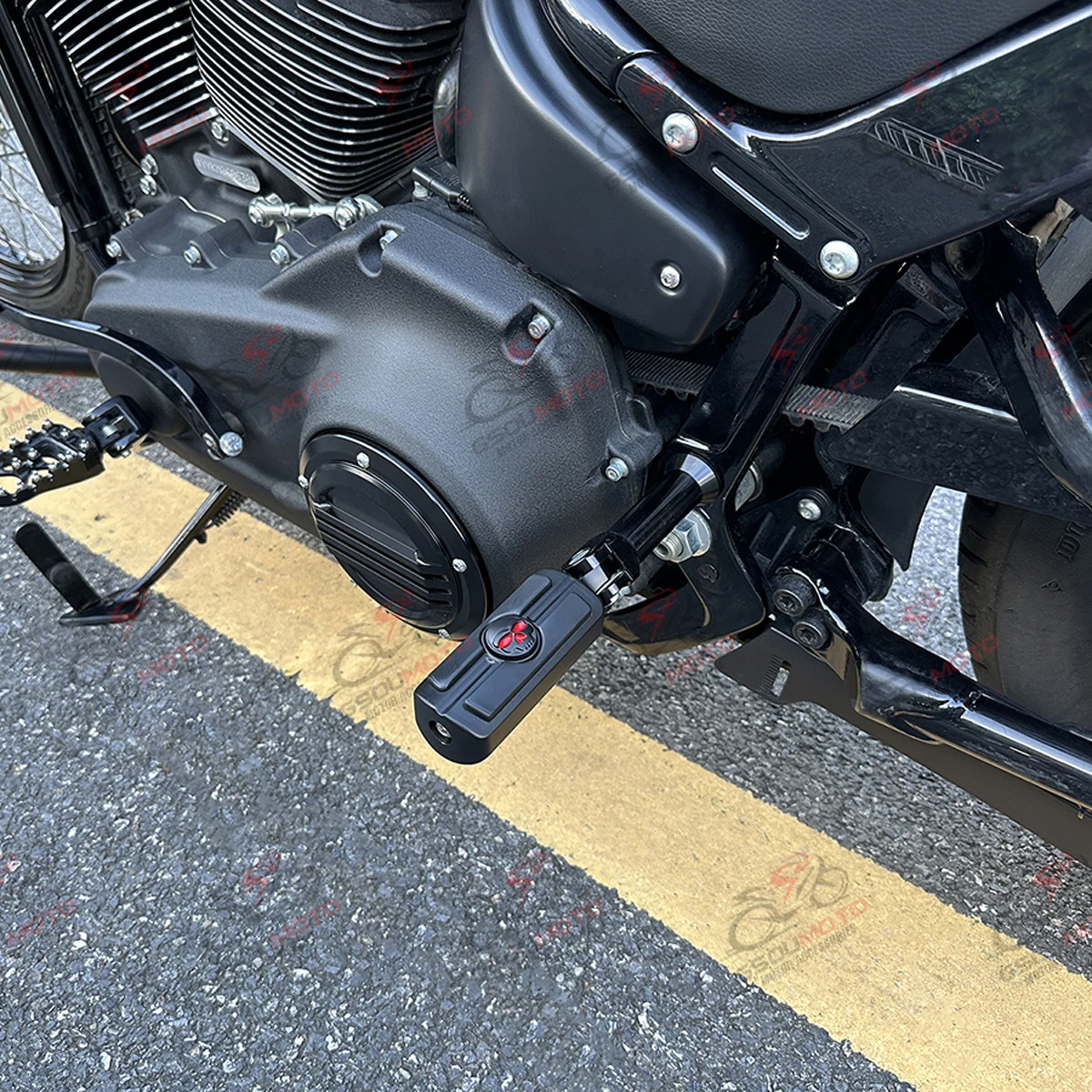Repose-pieds Avant Pour Moto Yamaha - Compatible BT1100, FJR1300, FZ1, FZ6, TDM900 Et Autres Modèles (2002-2016) - Paire Gauche/droite En Acier Et Caoutchouc