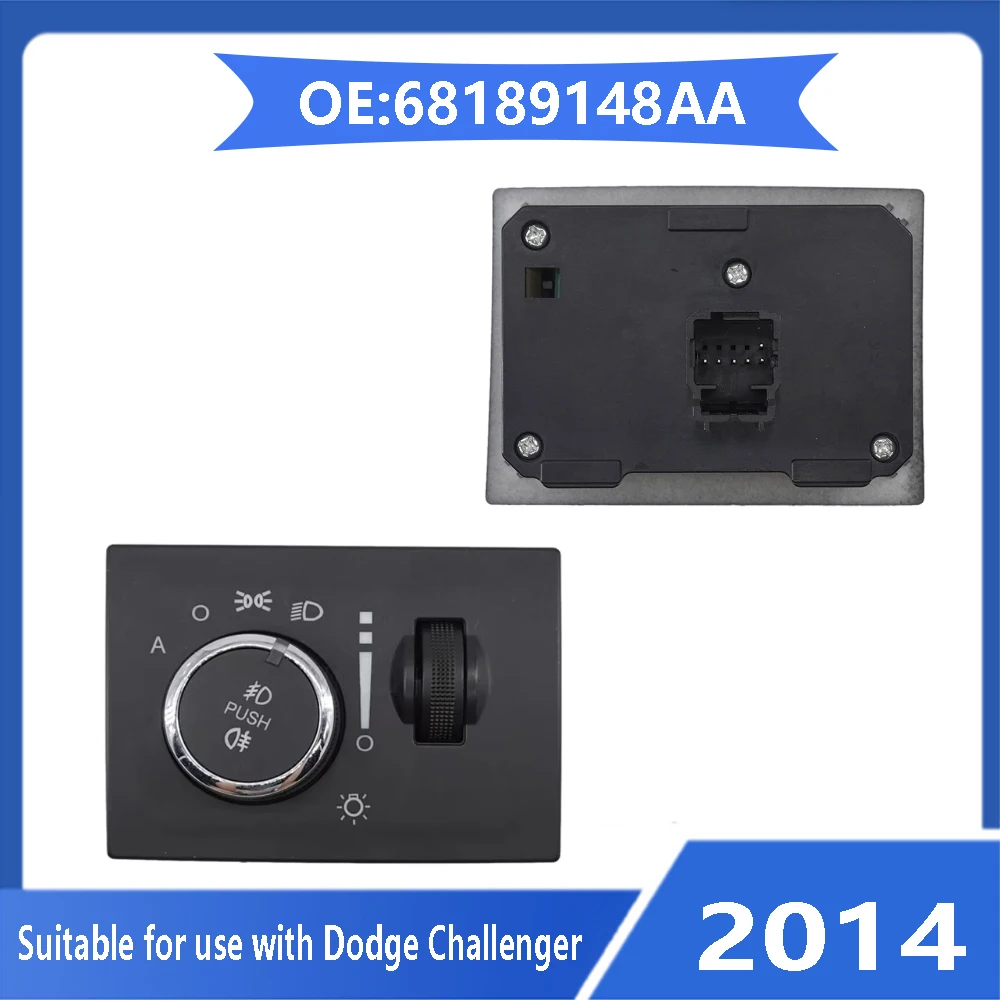 Suitable for use in Dodge Challenger car headlight switch 68189148AA fog lamp headlight combination switch 2014 auto accessories
