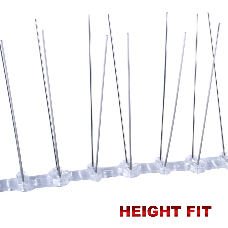 Plastic and Stainless Steel Bird Deterrent Spikes Strip