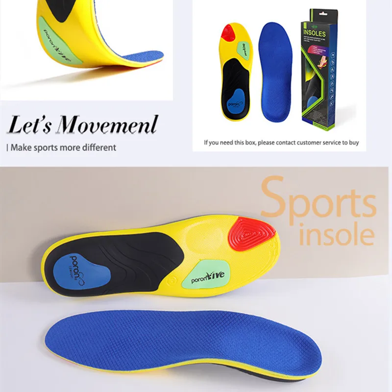 Arch Support Flat Foot Orthopedic Insoles For Feet Ease Pressure Of Air Movement Breathable Damping Cushion Orthotic Insoles