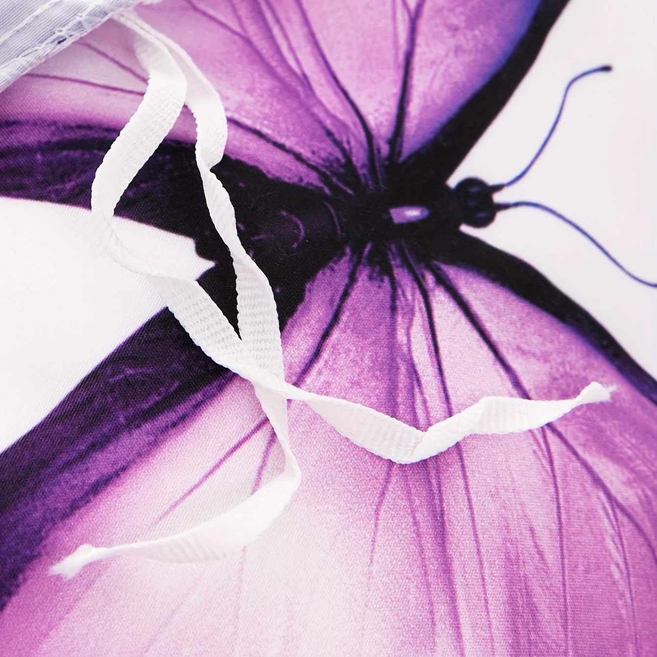 3pcs Duvet Cover Set, Fashion Color Butterfly Double Print Bedding Set, Soft Comfortable Duvet Cover, For Bedroom, Guest Room