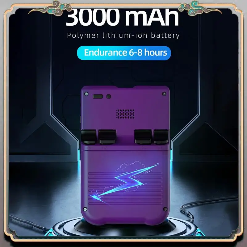 A46M-XU10 Game Console 3.5 Inch IPS Screen 256G Arcade Retro Dual Joystick 3D Game Player RK3326S 64Bit 3000Mah