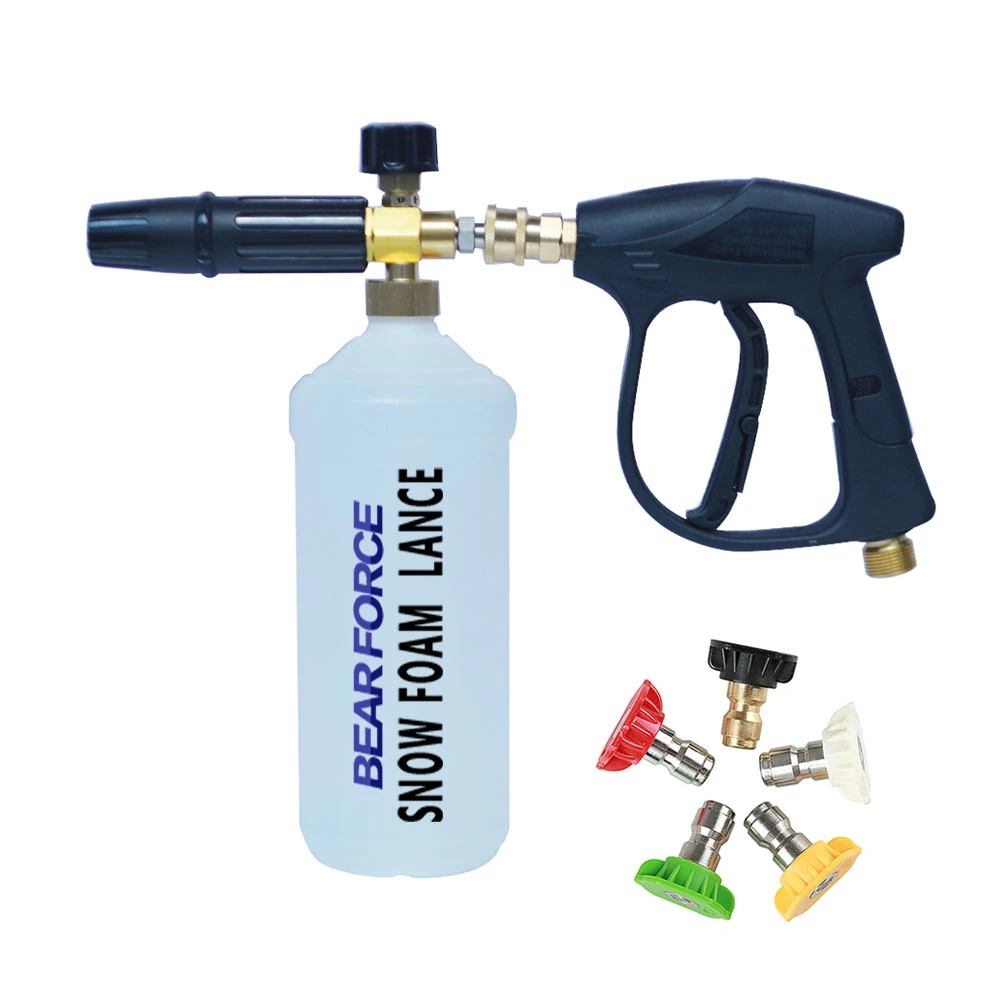 Pressure Washer Foam Gun Kit Car Washer Snow Foam Lance Water Gun Set