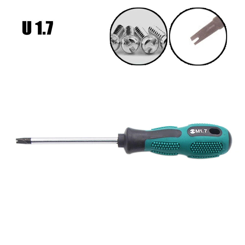 

1pc U-shaped Screwdriver 163mm U1.7 U2.0 U2.3 U2.6 For Furniture Repair Car Repair Toy Repair Hand Tools Workshop Equipment