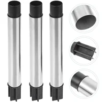 Solar Lawn Light Accessories Stainless Steel Hollow Pole Link Buckle Ground for outside Lights Replacement Parts Stakes Outdoor 1