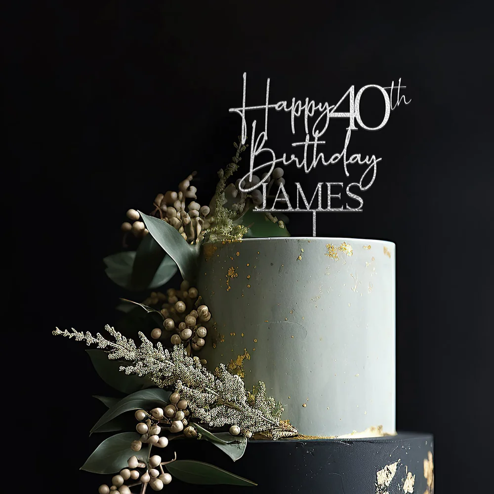 Personalized Birthday Cake Topper 2