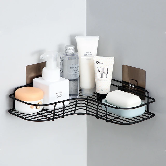 Bathroom Storage Rack Perforation-Free Wall Wall Bathroom Toiletries Storage Rack-1.38 x 19.69 x 4.92 Everly Quinn