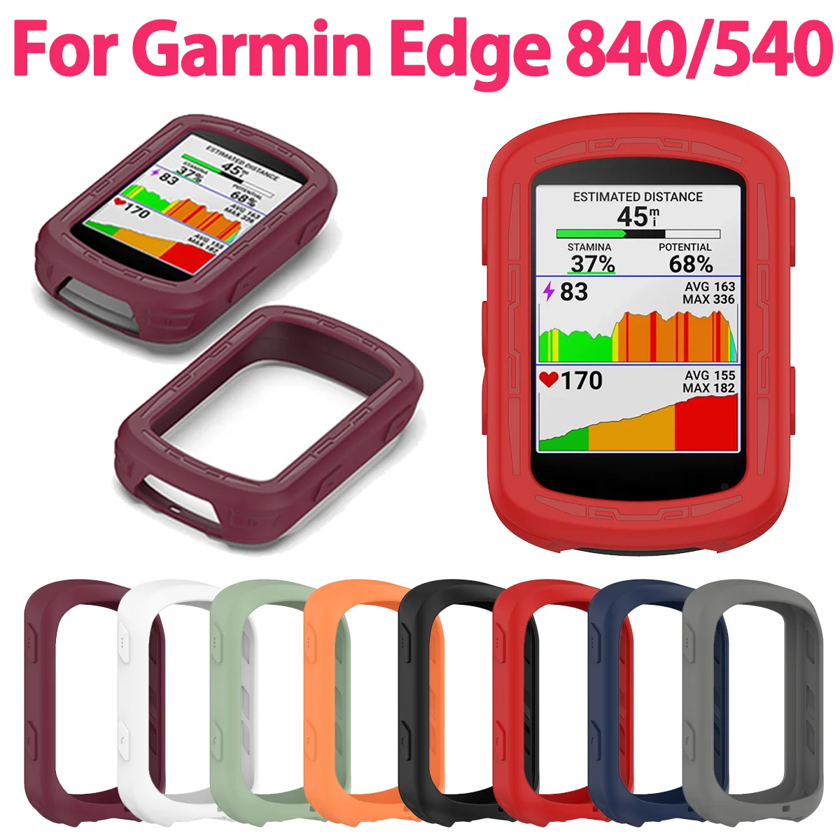 Silicone Candy Soft TPU Bike GPS Speedometer Case Cover